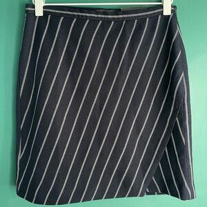 Banana Republic Striped Skirt, Navy Blue, Size 0, NWT